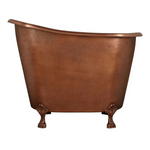 The Copper Bath Tub - Ahlia Hammered Slipper Clawfoot 1220mm -CB5050-D49