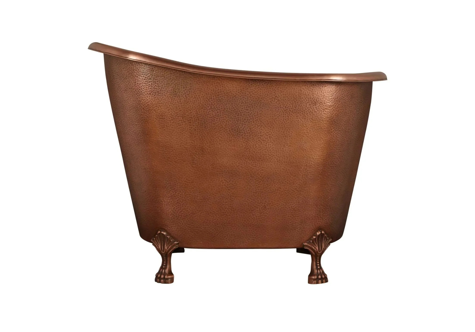 The Copper Bath Tub - Ahlia Hammered Slipper Clawfoot 1220mm -CB5050-D49