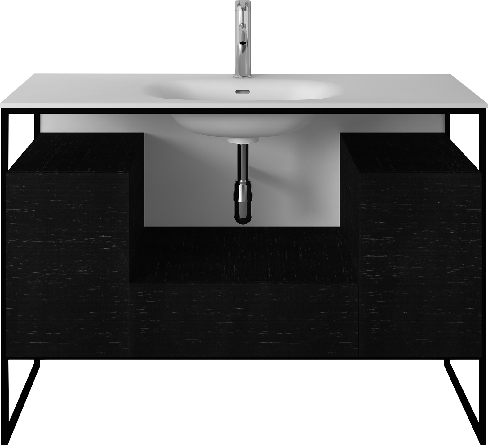 Floorstanding Vanity - Black Iron - 1200mm - G2702