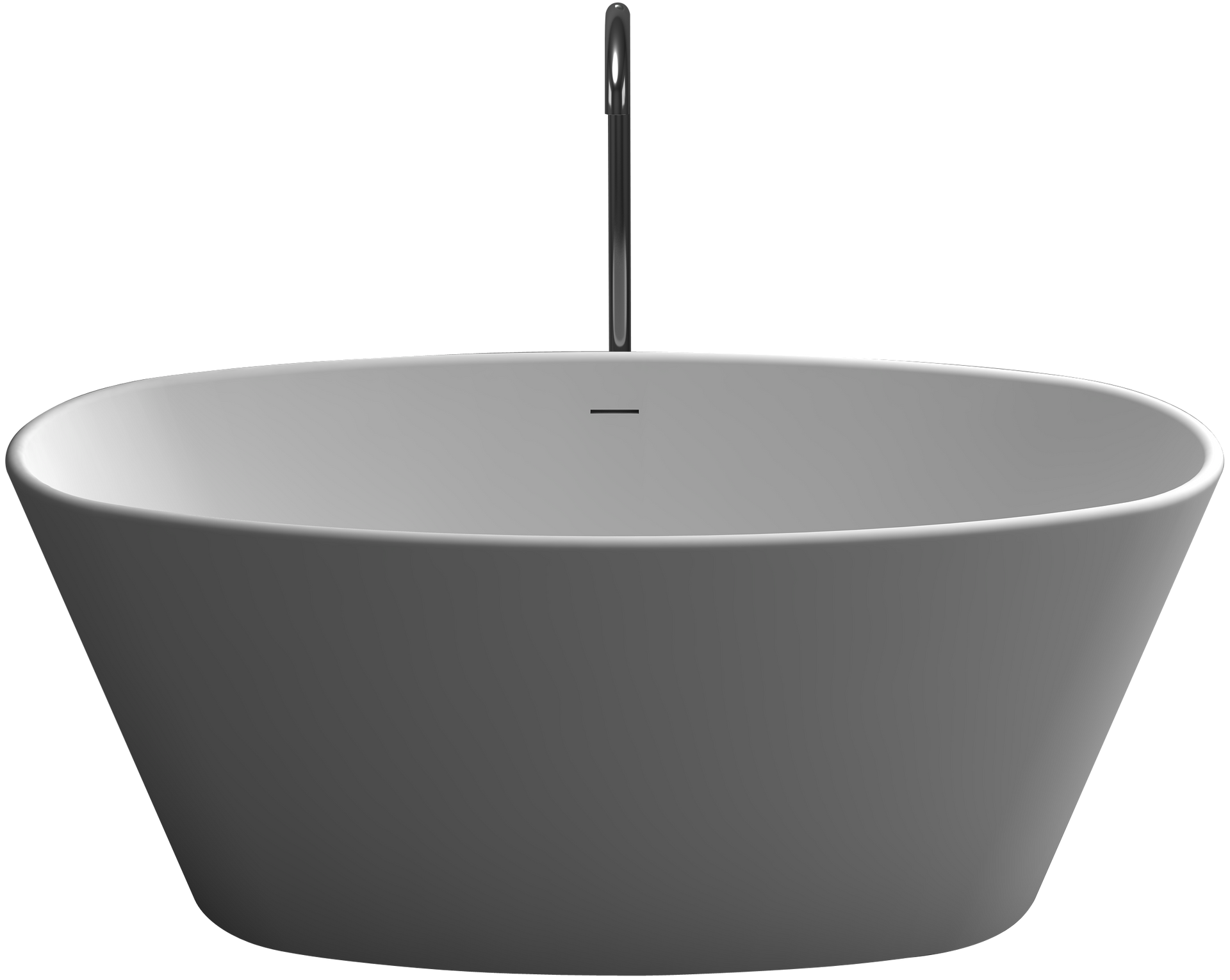 Gia Small Narrow Bath 1580mm G6504 Stonebaths