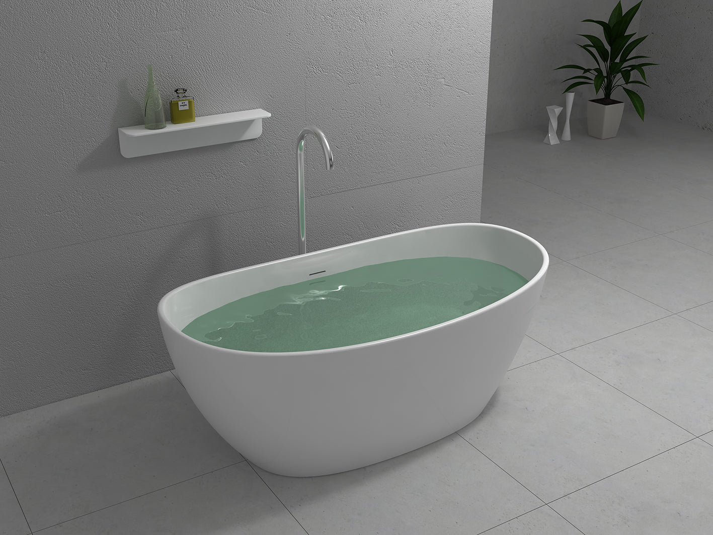 Gia Classic Shape Bath - 1630mm - G6509