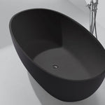 Matte Black Stone Bath Series - 1828mm - B003-A
