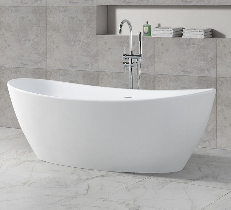 Stone freestanding online bath