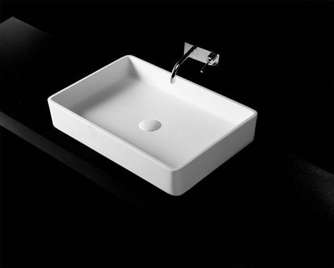 CSB08 500mm, 600mm, 900mm Matt White Finish stone basins – Stonebaths