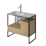 Floorstanding Vanity & Basin w/ Two Drawers - 900mm - G2701-0