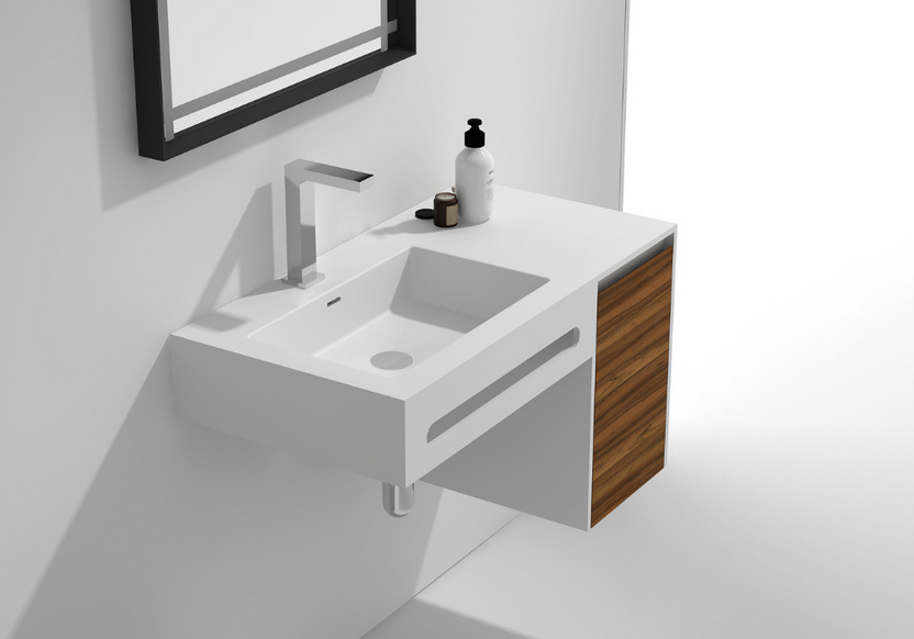 Wall Hung Vanity And Basin 900mm G38553 Stonebaths 