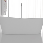Gia Deep Asymmetrical-Style Bath - 1650mm - G65121