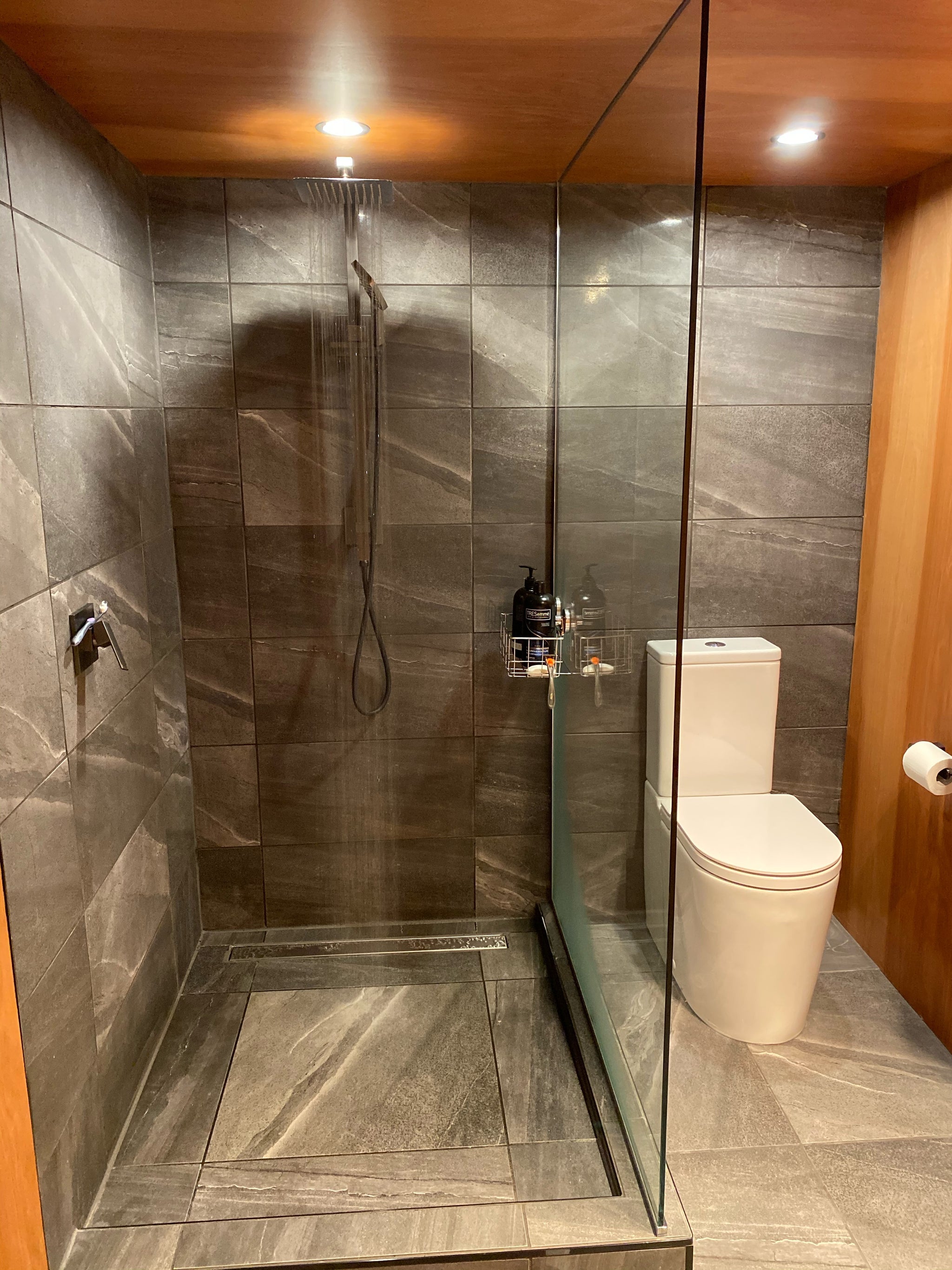 Double Square Shower Column - Handheld Shower & Rainshower Head - ROC20
