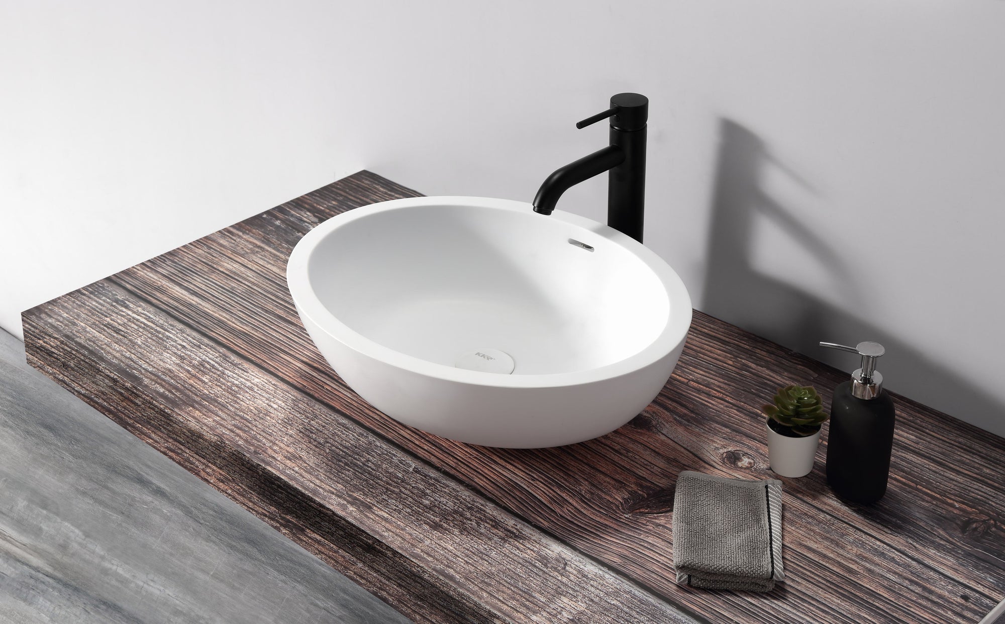 Oval Shaped Basin w/ Thicker Sides - 500mm - B1306-1