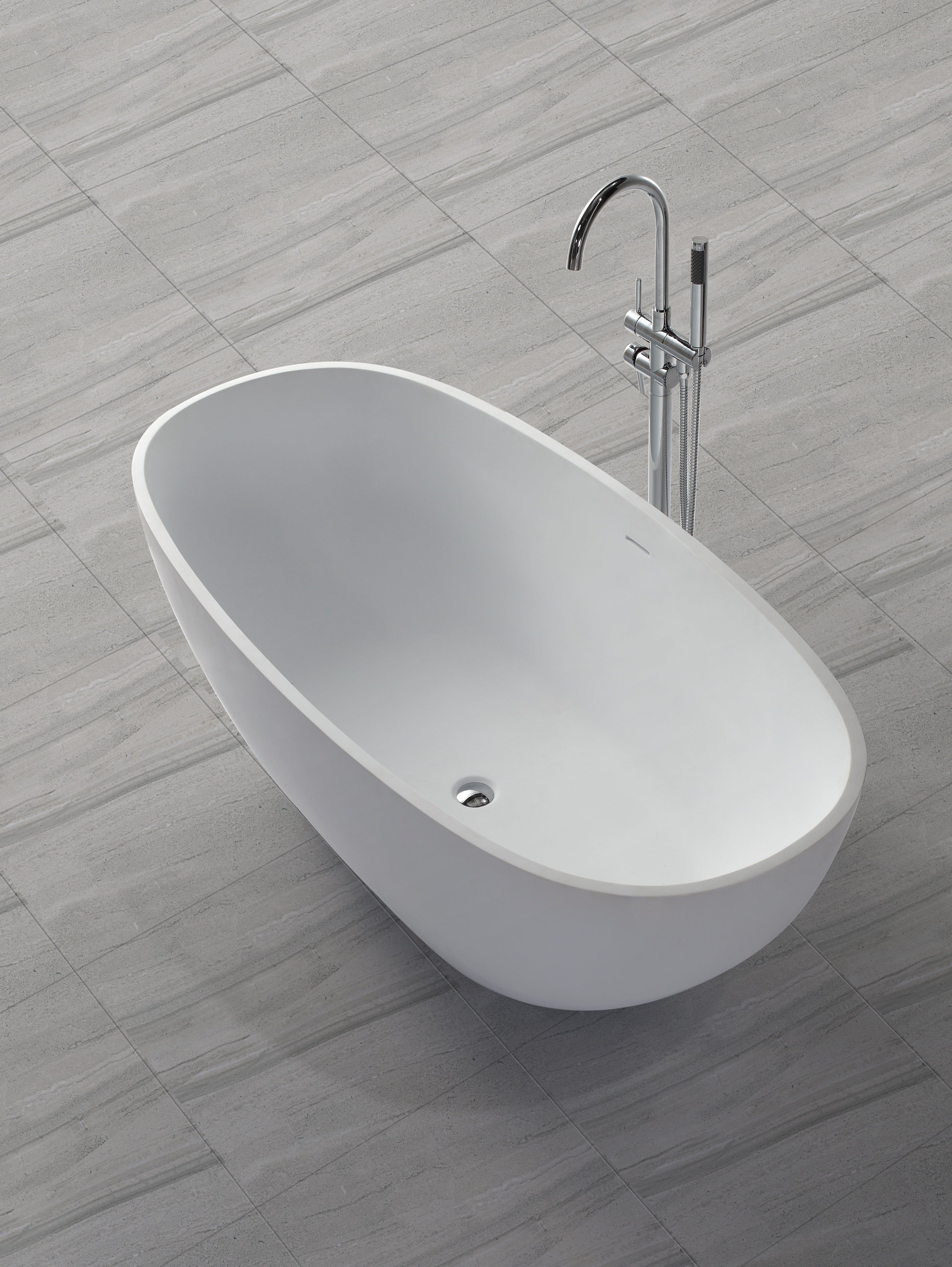 Hugi Classic Stone Bath - Best Selling Luxury Style - 1630mm 