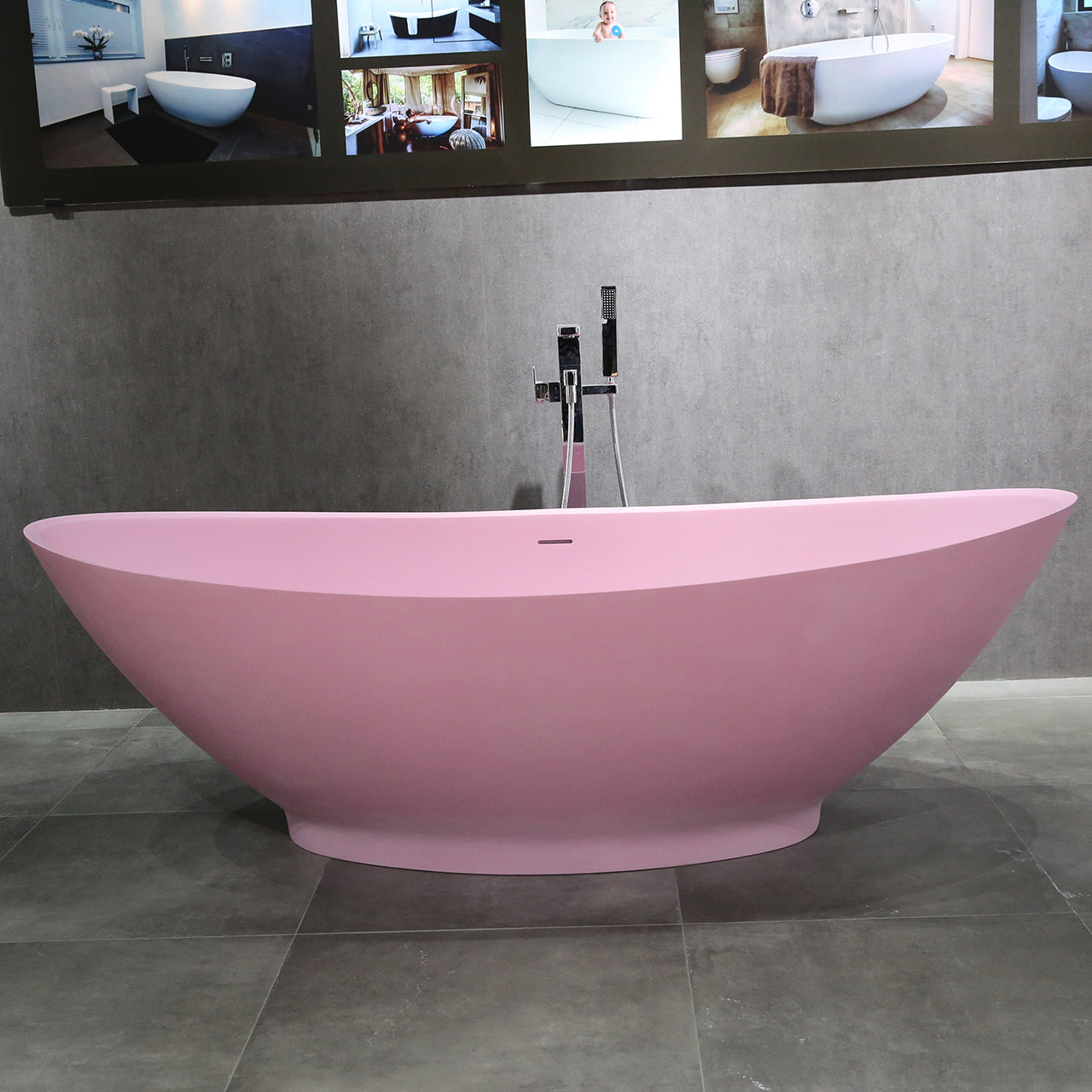 Star Pink Stone Bath - 1865mm - B051