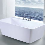 Toka Lite Addison Back-to-Wall Bath - Compact Style - 1600mm - ST07