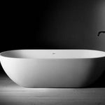 Justina Extra-Wide Stone Bath - Popular Design - 1650mm - ST12