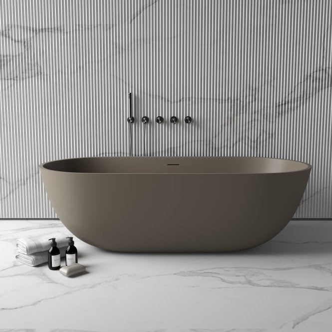 Justina Slimline Modern Bath - 1700mm - ST12 1700 T