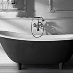 Olivier Black & White Coloured Freestanding Bath - 1620mm - ST17