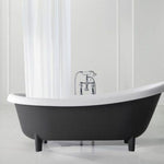 Victoria Black & White Coloured Freestanding Bath - 1920mm - ST31