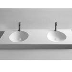Toka Lite Double Bowl Benchtop Basin - All-in-one - 1500mm - WM04