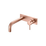 Wall Spout & Mixer - Brushed Rose Gold
