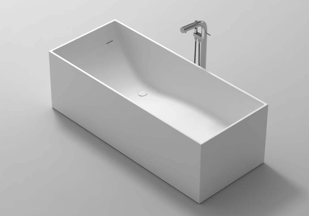 Gia Box Shape Bath - Moulded Seat - 1700mm - G6514