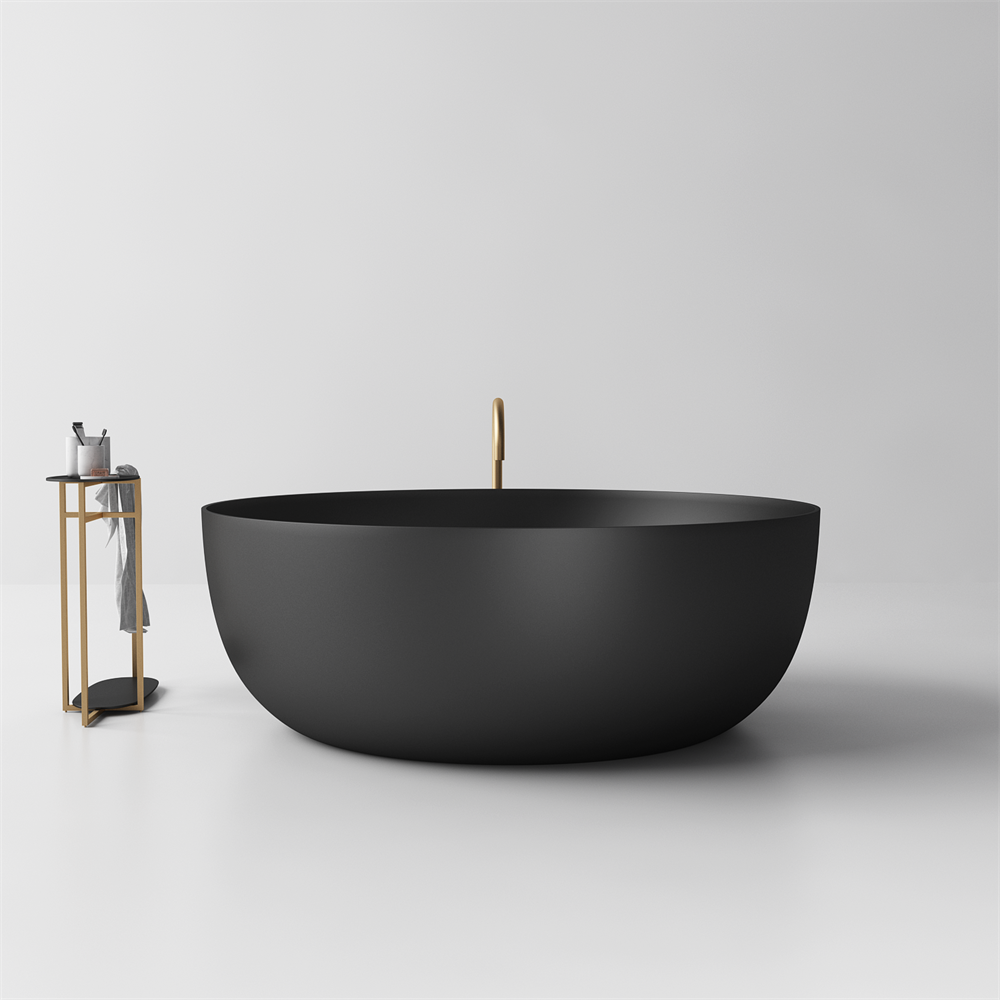 Silvia Outdoor Round Stone Bath - 1500mm - ST13 1500