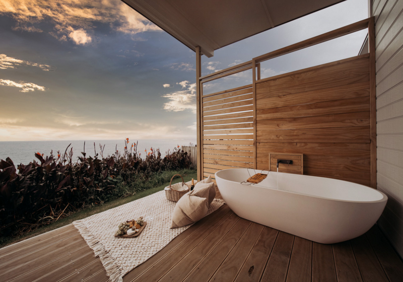 Justina Outdoor Bath Comfortably Fits 2 People 1650mm ST12 1650