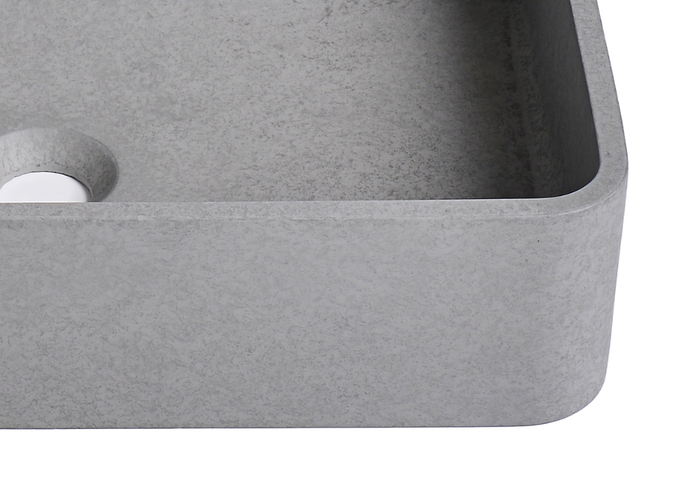 Altum stone grey concrete basin 500mm TC0016B1
