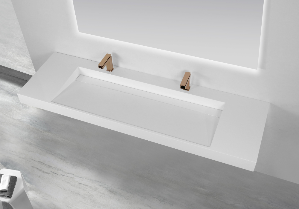 Ramp basin 1828mm wall hung B5072